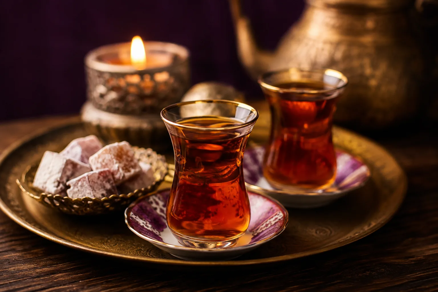 Karşılama çayı servisi — Lila Spa, Sefaköy misafirlerine hizmet veren salon